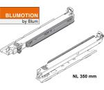 MOVENTO mit BLUMOTION, Vollauszug für Holzschubkasten Bodenmontage, Vollauszug, 40 kg, NL=350 mm, ohne Kupplungen, li/re